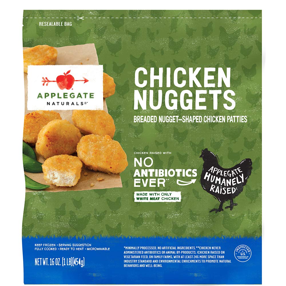 Applegate, Natural Chicken Nuggets Family Size, 16oz (Frozen)