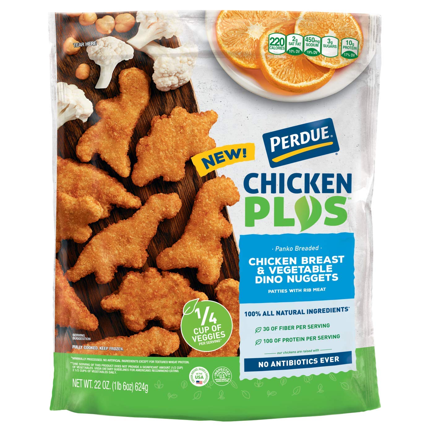 Perdue, Chicken Dino Nugget Vegetable, 22 Ounce